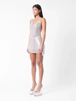 Adrianne Dress Chrome Silver<Poster Girl Discount