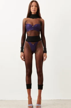 Ahoy Crop Top Black<Poster Girl Online