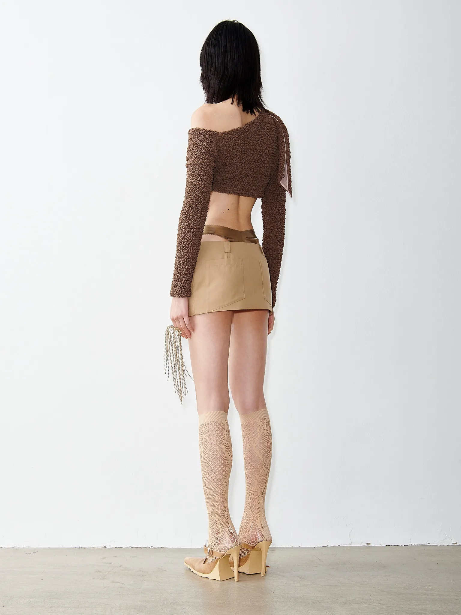 Alba Mini Skirt Camel<Poster Girl New