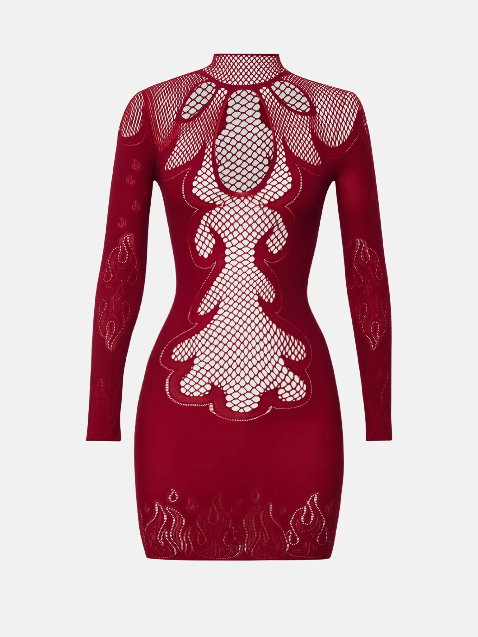 As If Dress Red<Poster Girl Clearance