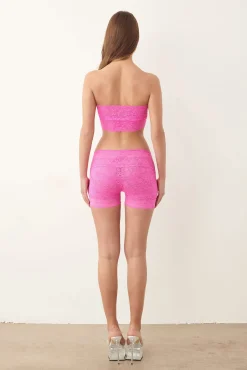 Ava Lace Shorts Harlot Pink<Poster Girl Discount