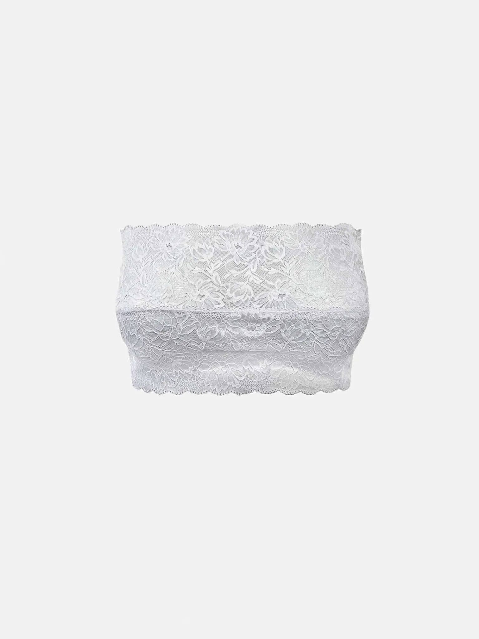 Ava Top Lace Virgin White<Poster Girl New