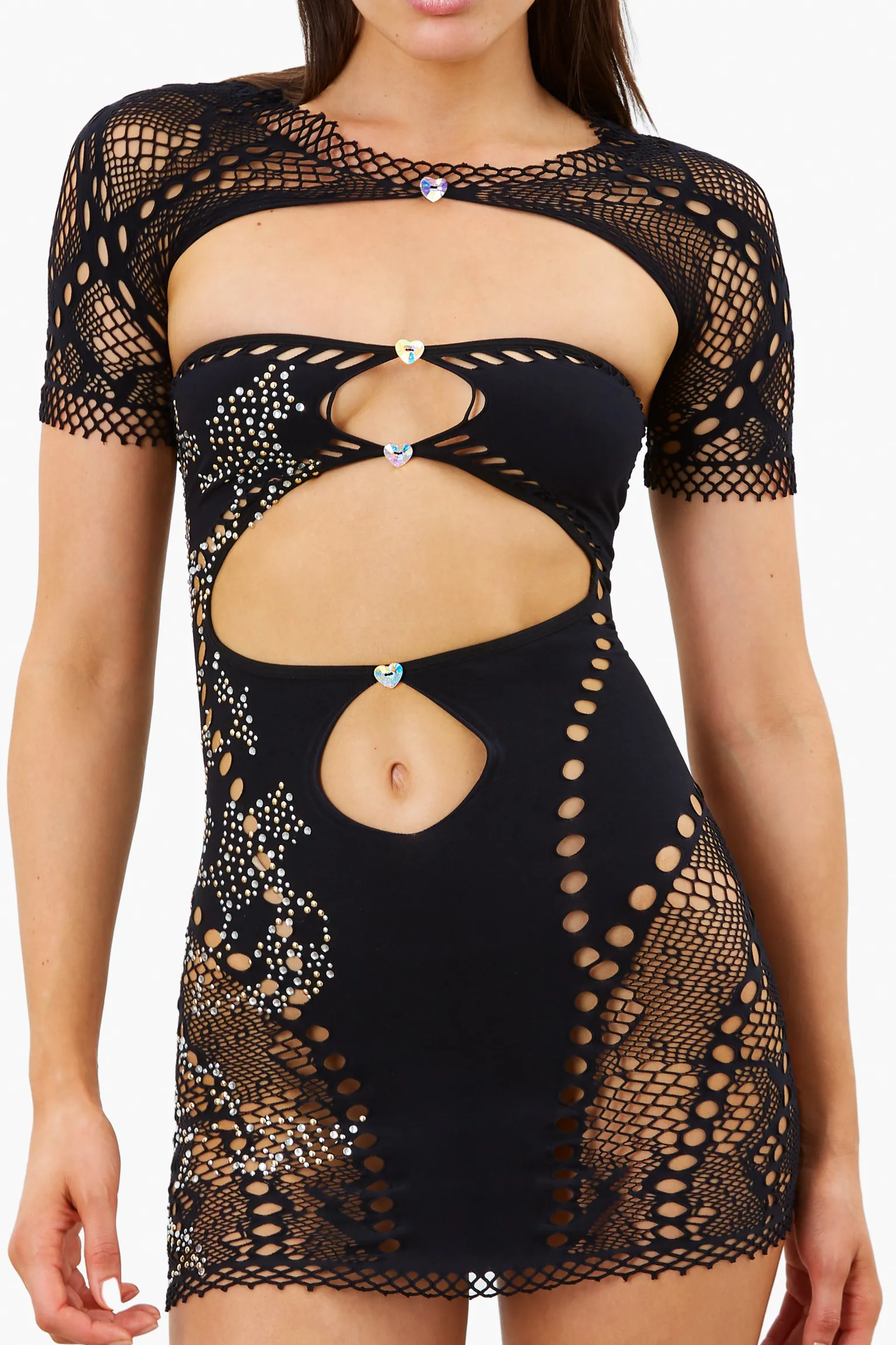 Barbi Dress Jet Black<Poster Girl New