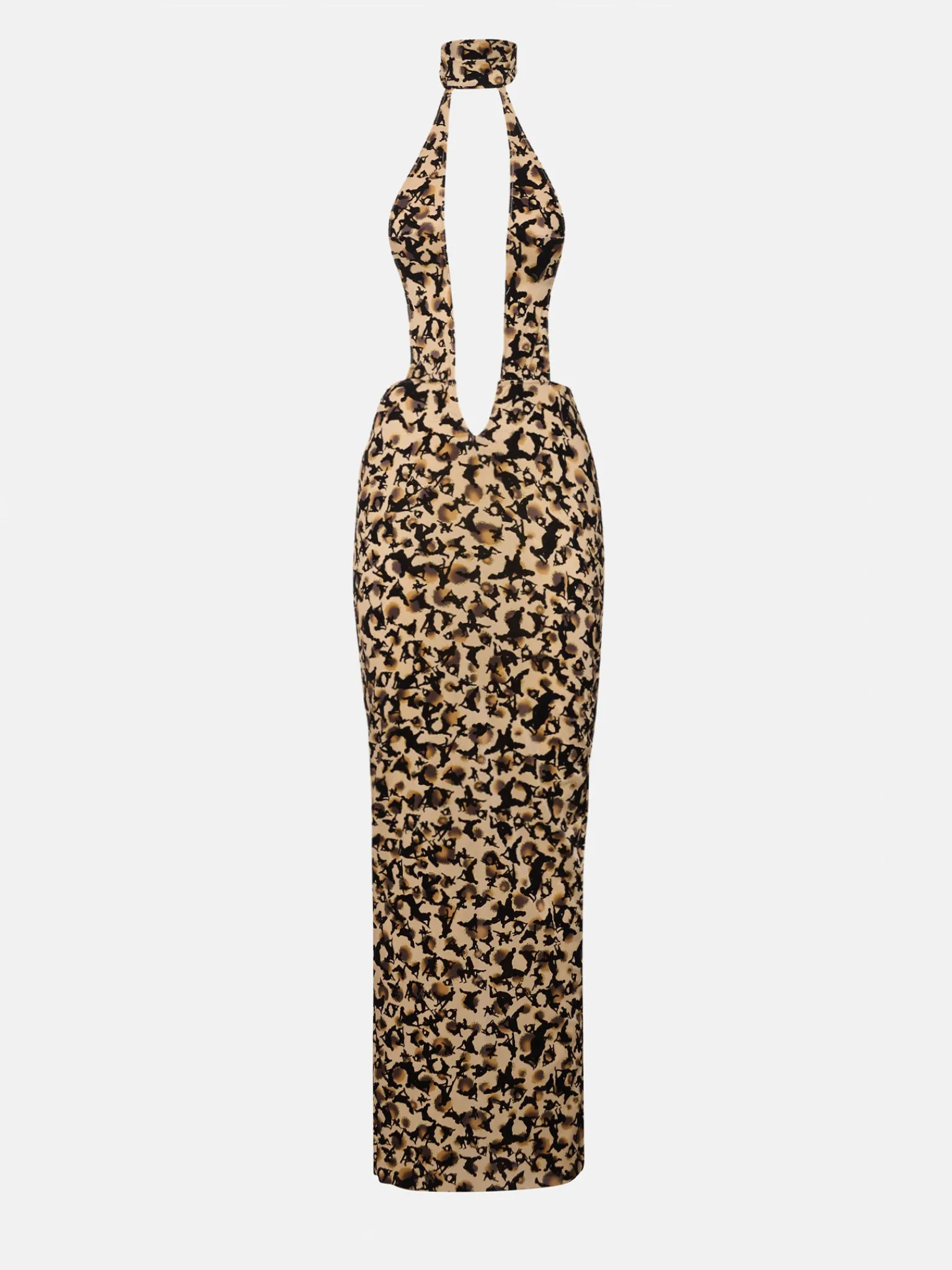 Bare Dress Beige Leopard Print<Poster Girl Sale
