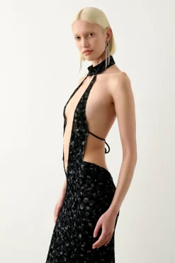 Bare Dress Black Leopard Print<Poster Girl