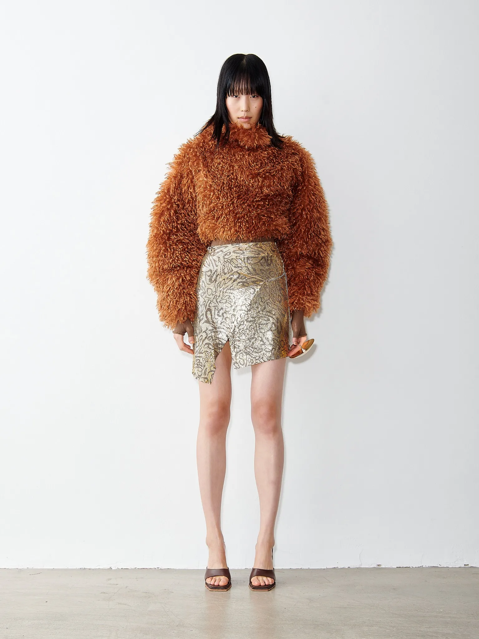 Belle Crop Jumper Mocha<Poster Girl Discount