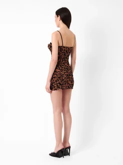 Bianca Dress Leopard Print<Poster Girl New