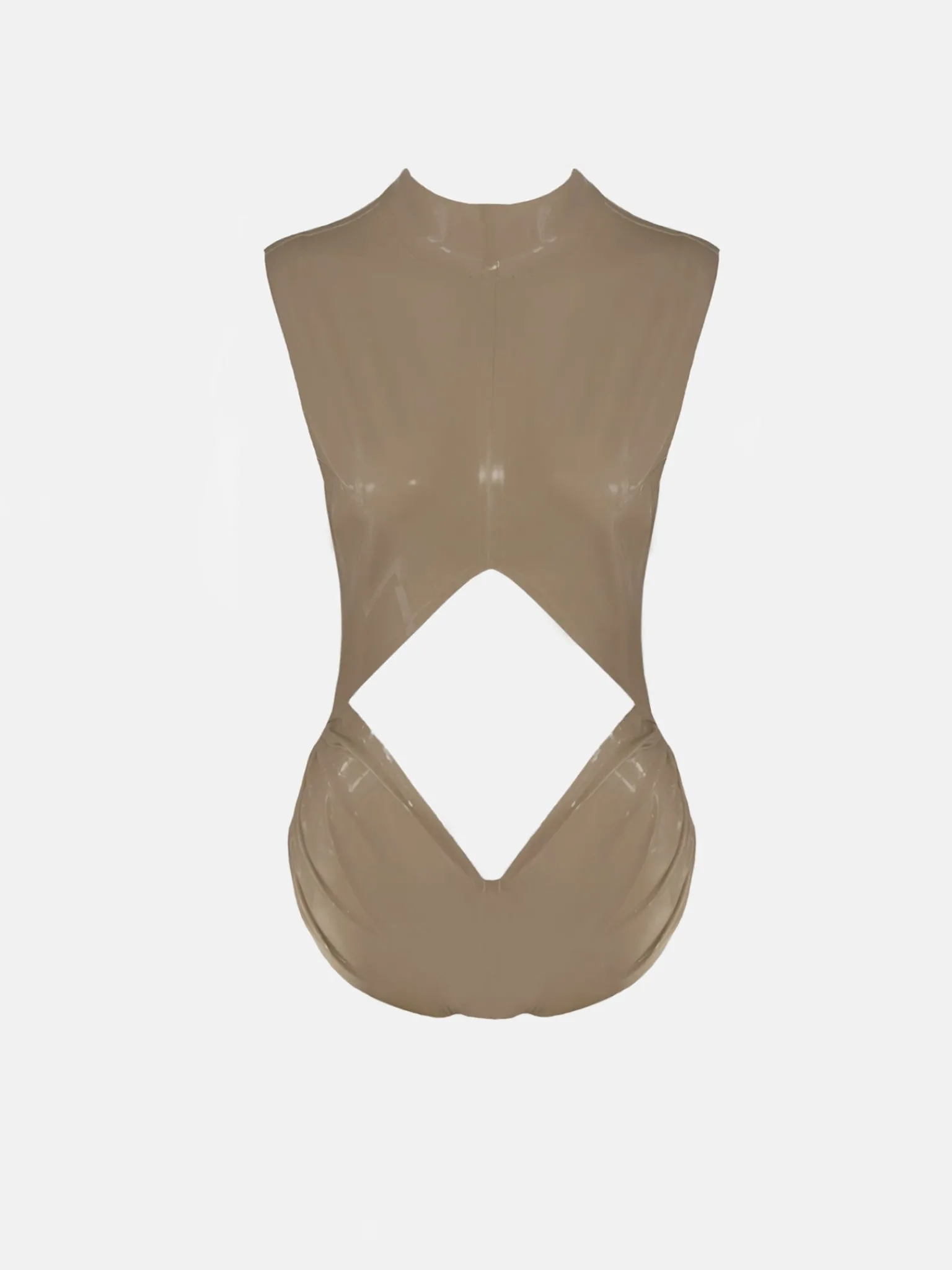 Bronx Latex Bodysuit Taupe<Poster Girl