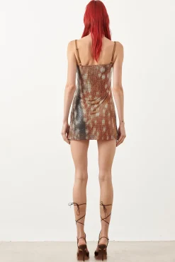 Carina Dress Matte Bambi<Poster Girl Hot