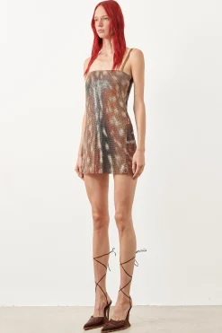 Carina Dress Matte Bambi<Poster Girl Hot