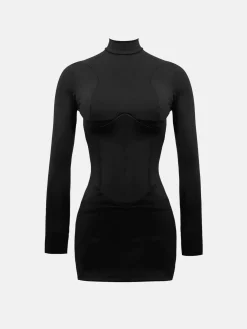 Cat Call Padded Dress<Poster Girl New