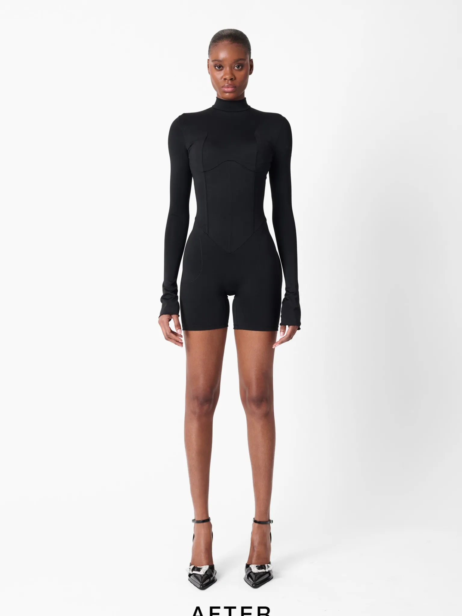 Cat Call Padded Playsuit<Poster Girl Clearance