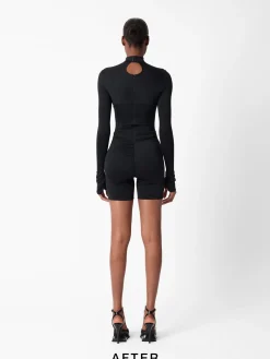 Cat Call Padded Playsuit<Poster Girl Clearance