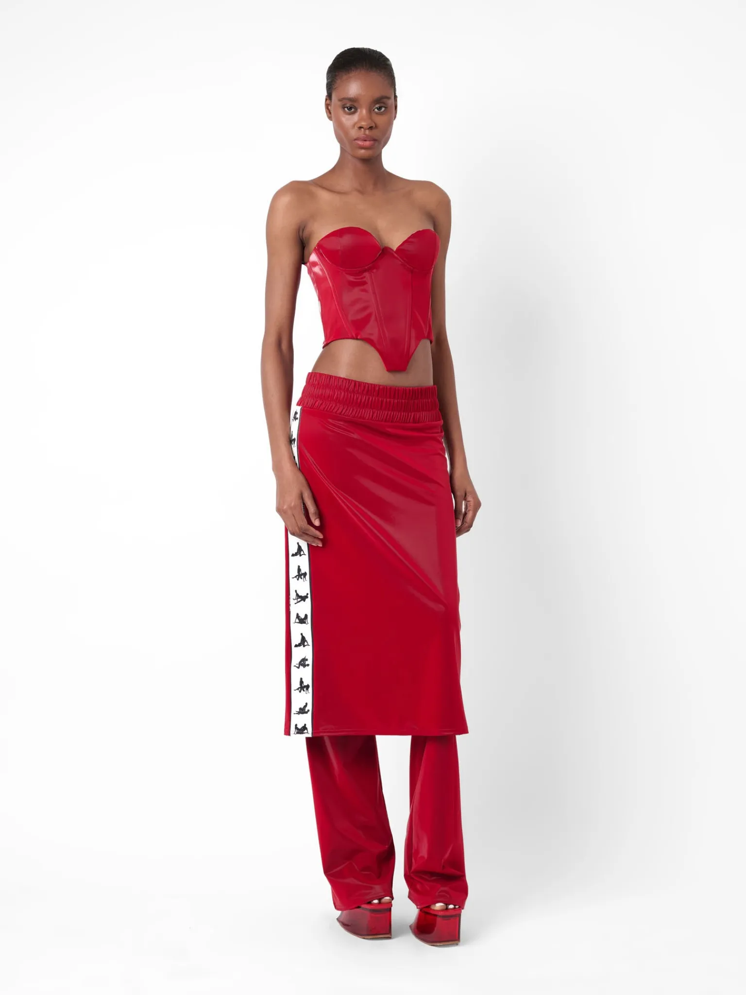 Coleen Corset Red<Poster Girl