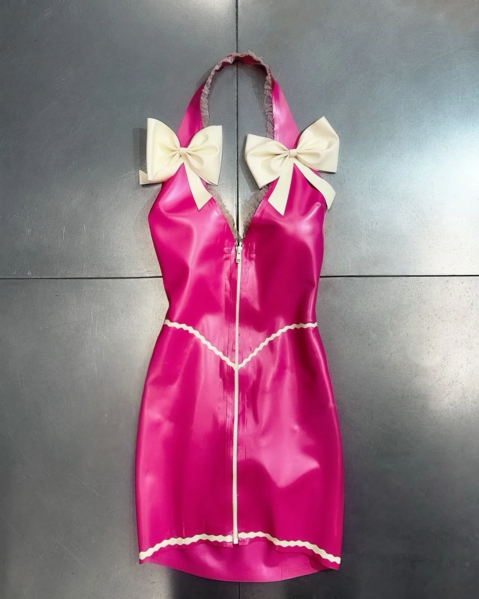 CUPCAKE LATEX DRESS PINK<Poster Girl Outlet