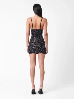 Doll Dress Black Leopard Print<Poster Girl