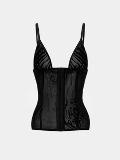 Doll Top Black Zebra Print<Poster Girl Sale