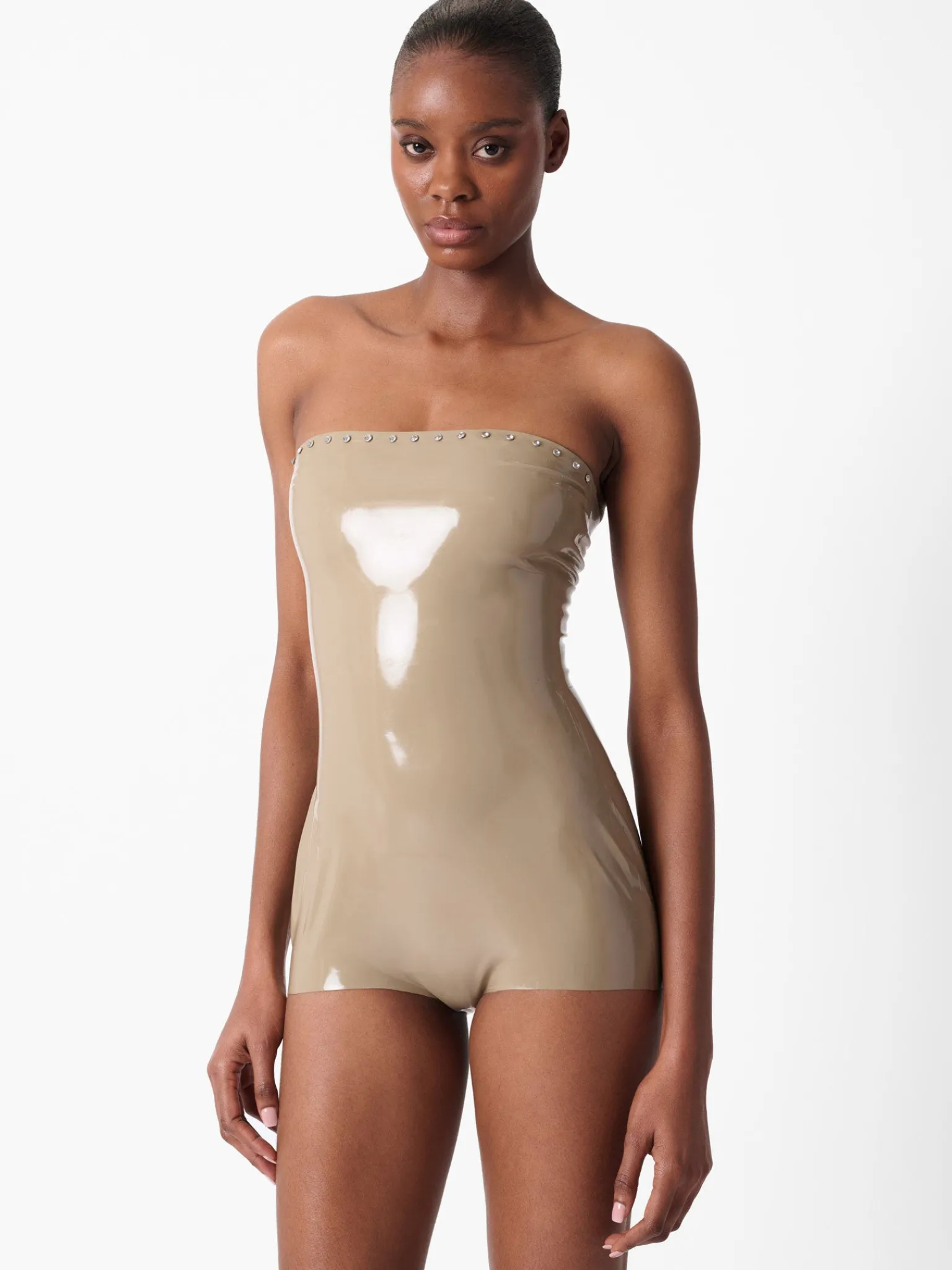Downtown Latex Playsuit<Poster Girl Online