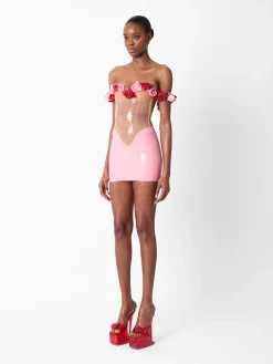 Fantasy Latex Dress Pink<Poster Girl Hot