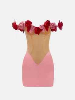 Fantasy Latex Dress Pink<Poster Girl Hot
