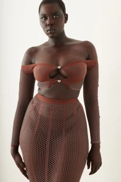 Fortune Skirt Old Money Brown<Poster Girl