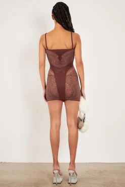 Gisele Dress Old Money Brown<Poster Girl Outlet