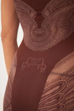 Gisele Dress Old Money Brown<Poster Girl Outlet