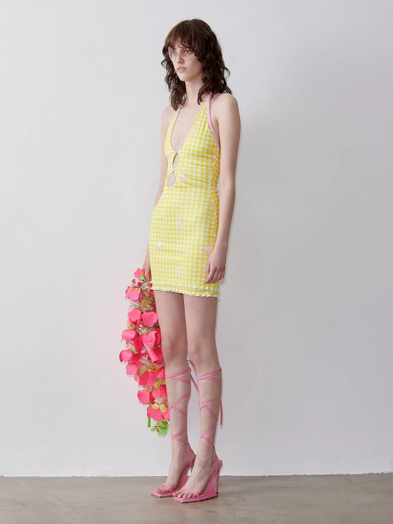 Gretchen Mini Dress Sunshine Gingham<Poster Girl New