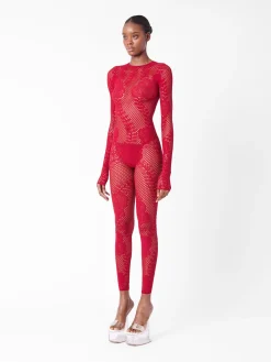 Hen Jumpsuit Red<Poster Girl Hot