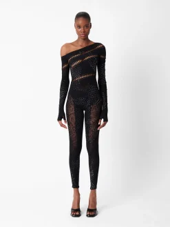 Ivy Long Rhinestone Jumpsuit<Poster Girl New