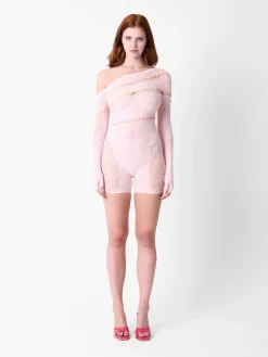 Ivy Rhinestone Jumpsuit Rose Quartz<Poster Girl Best