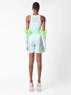 Jetta Jumpsuit x Gwenevere Gloves Set Soft Turquoise<Poster Girl