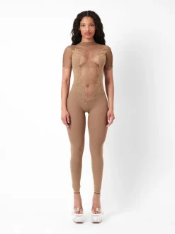 Juju Jumpsuit Beige<Poster Girl Sale