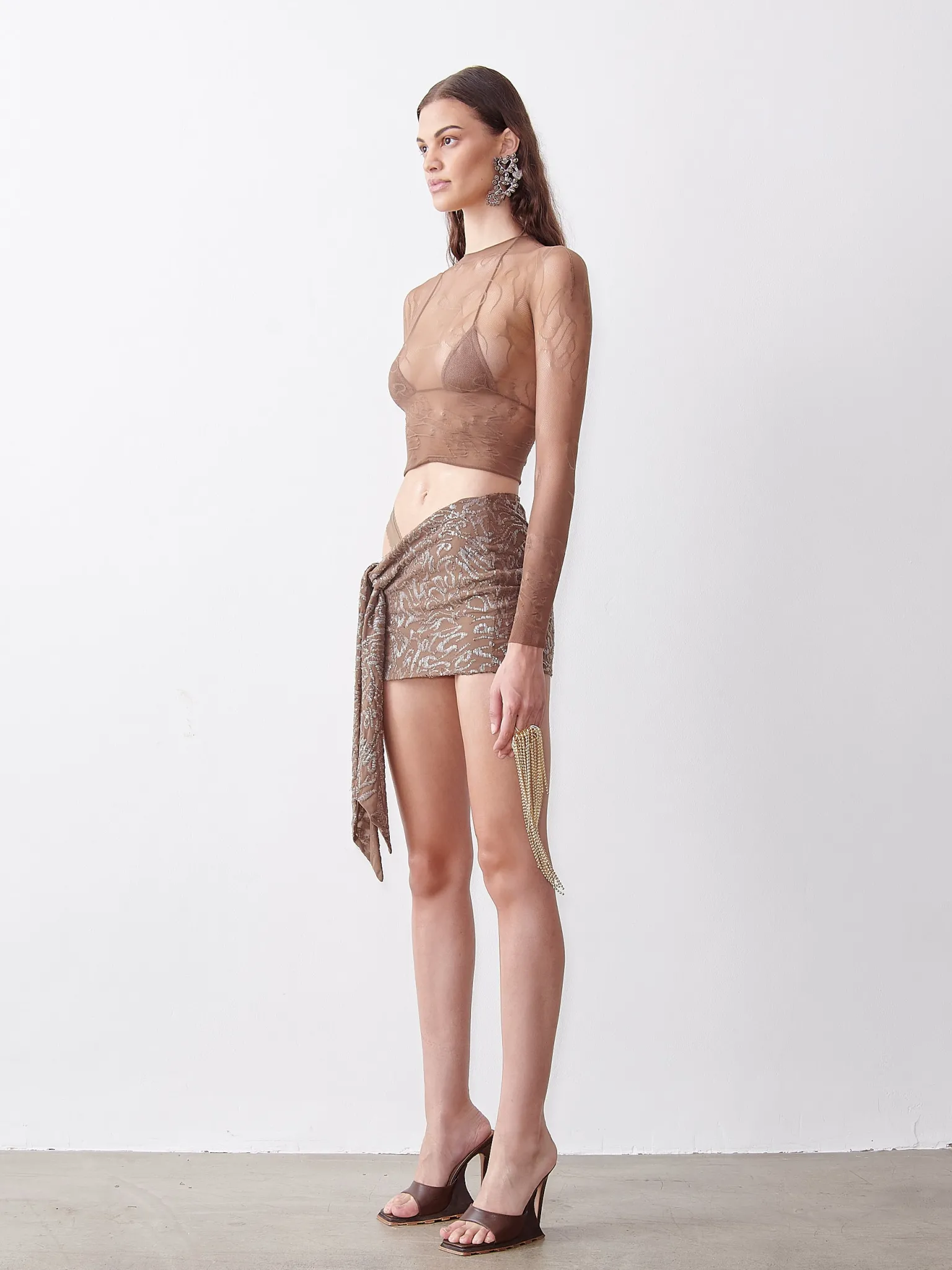 Kennedy Micro Skirt Sequin<Poster Girl Clearance