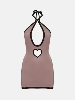 Kylie Dress Jersey Brown<Poster Girl Best