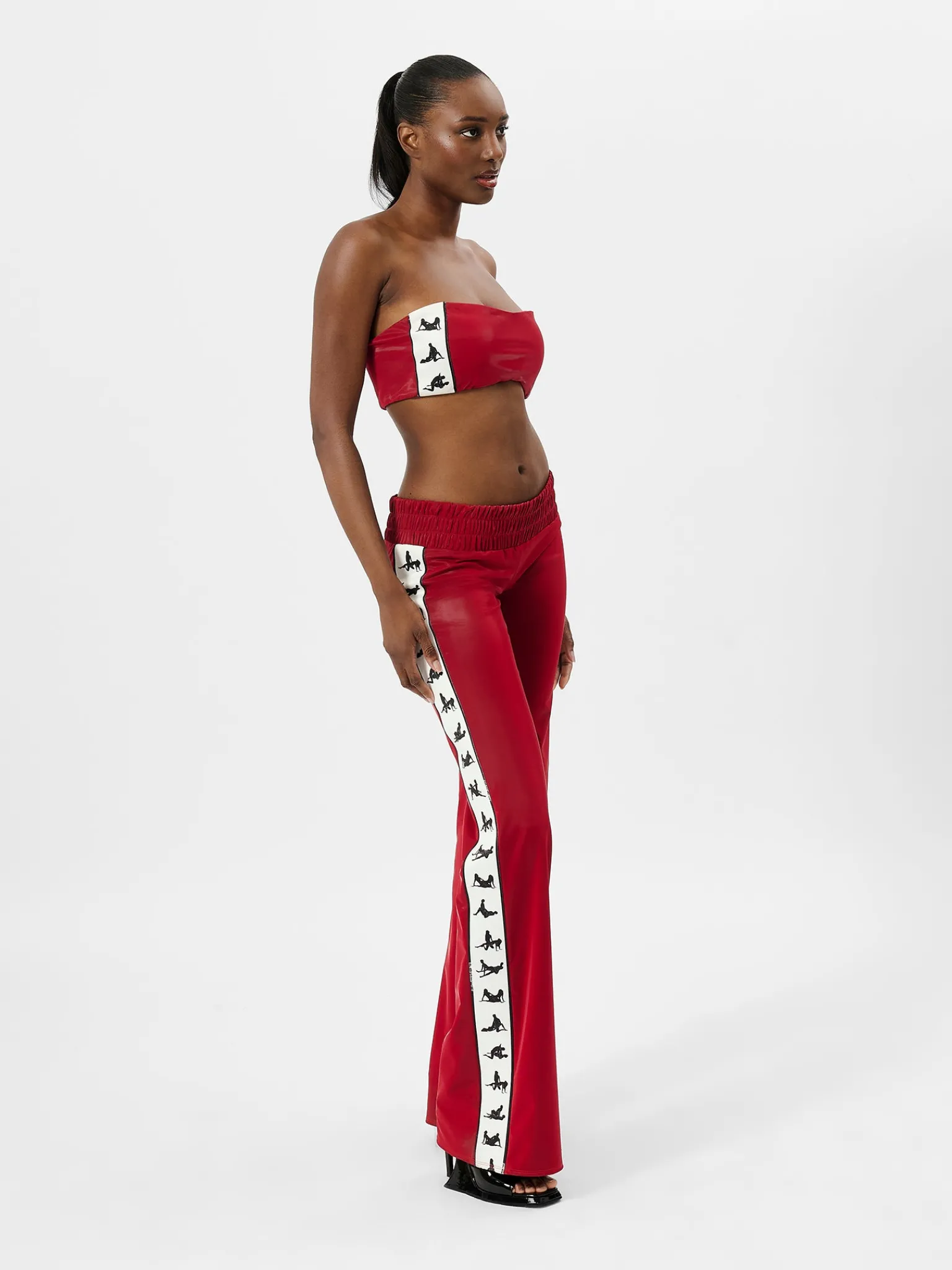 League Tracksuit Bottoms Red<Poster Girl