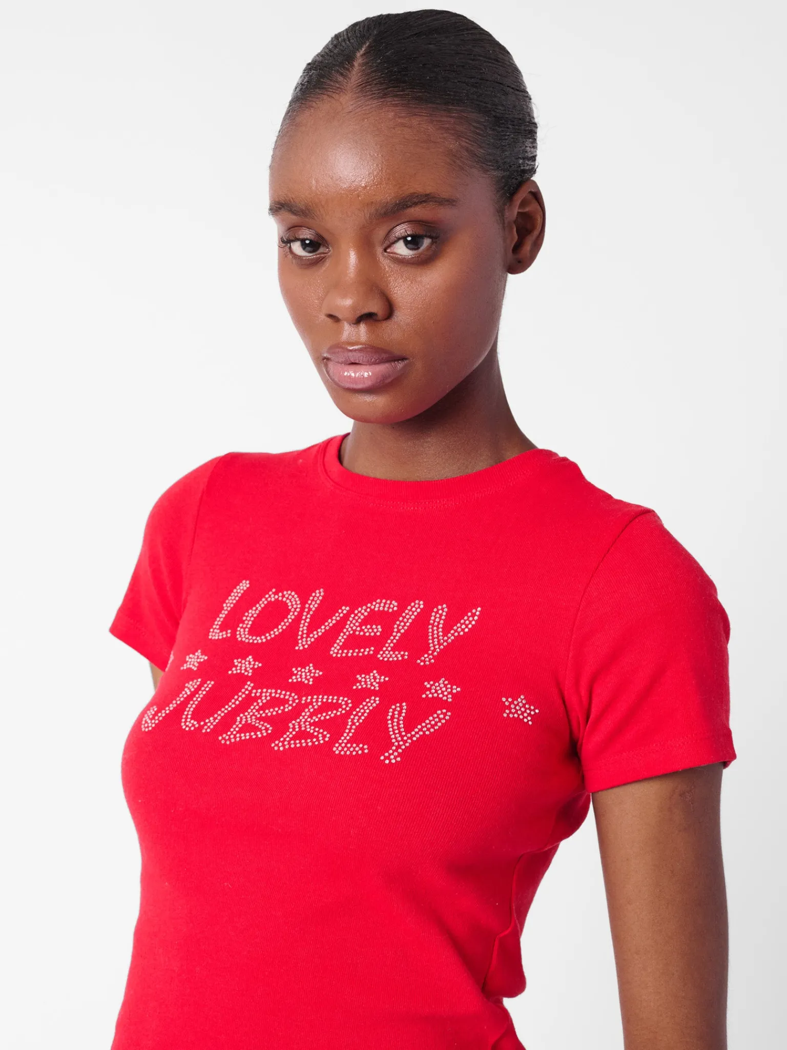 Lovely Jubbly Tee Red<Poster Girl Outlet