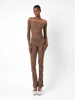 Maia Pants Kahlua Brown<Poster Girl New
