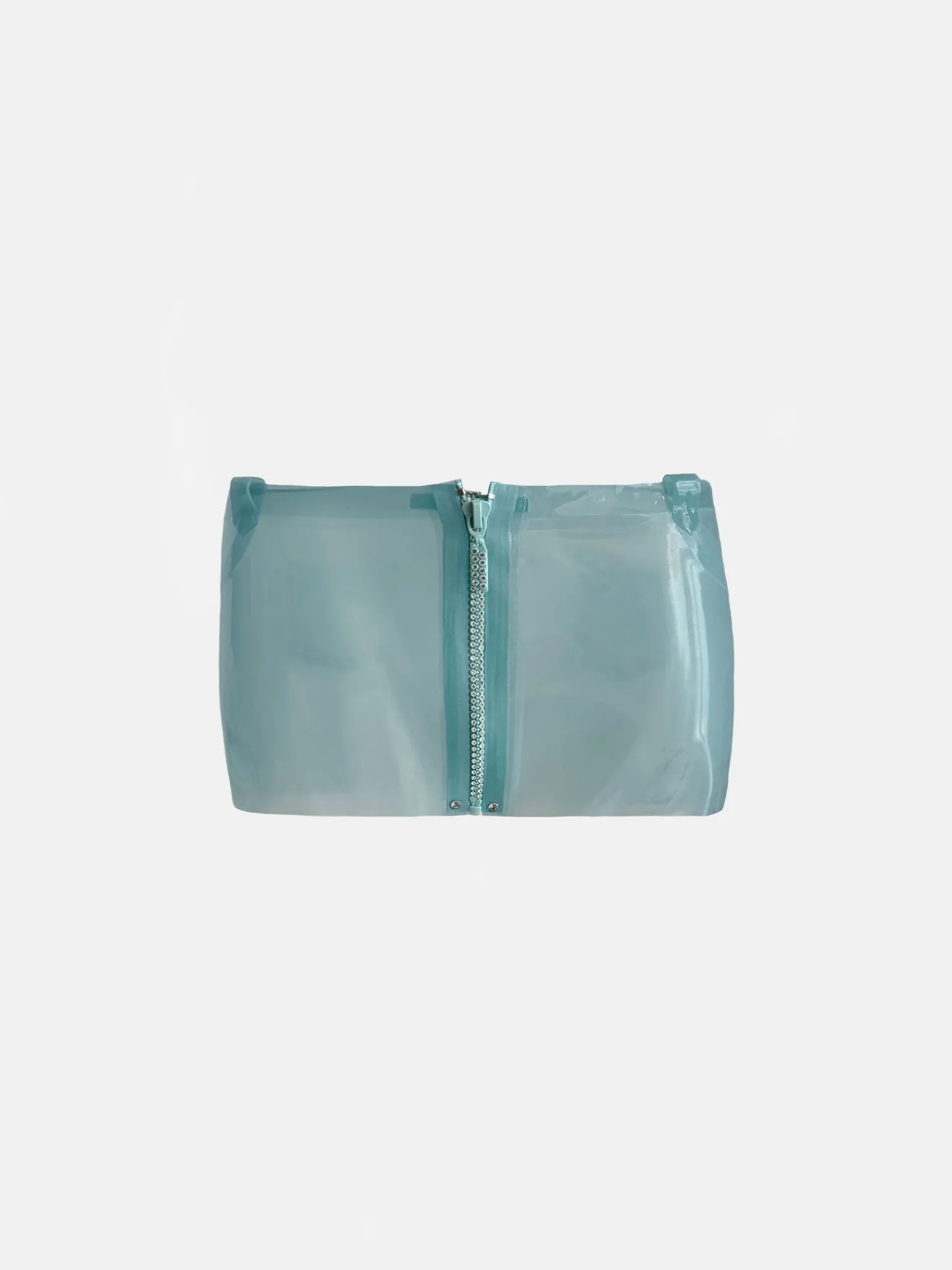 Manhattan Latex Mini Skirt Blue<Poster Girl Hot