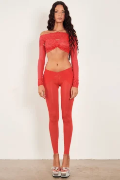Margot Leggings Vixen Red<Poster Girl Sale