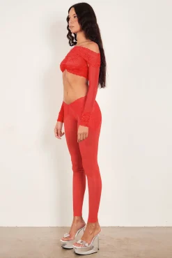 Margot Leggings Vixen Red<Poster Girl Sale