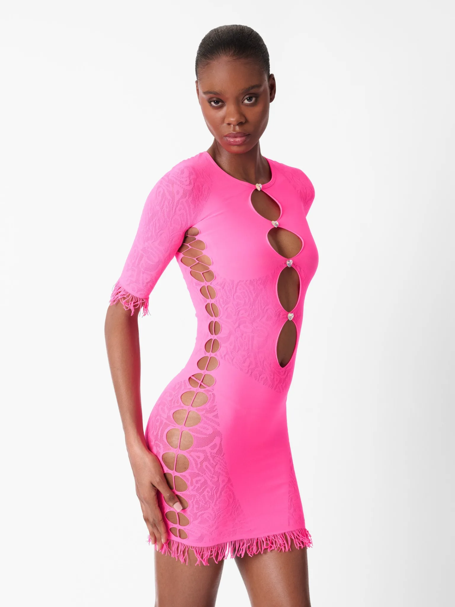 Miranda Dress in Shocking Pink<Poster Girl Online