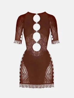 Miranda Dress Old Money Brown<Poster Girl Discount