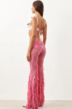 Oshun Leather Chaps Fuchsia Pink<Poster Girl Clearance