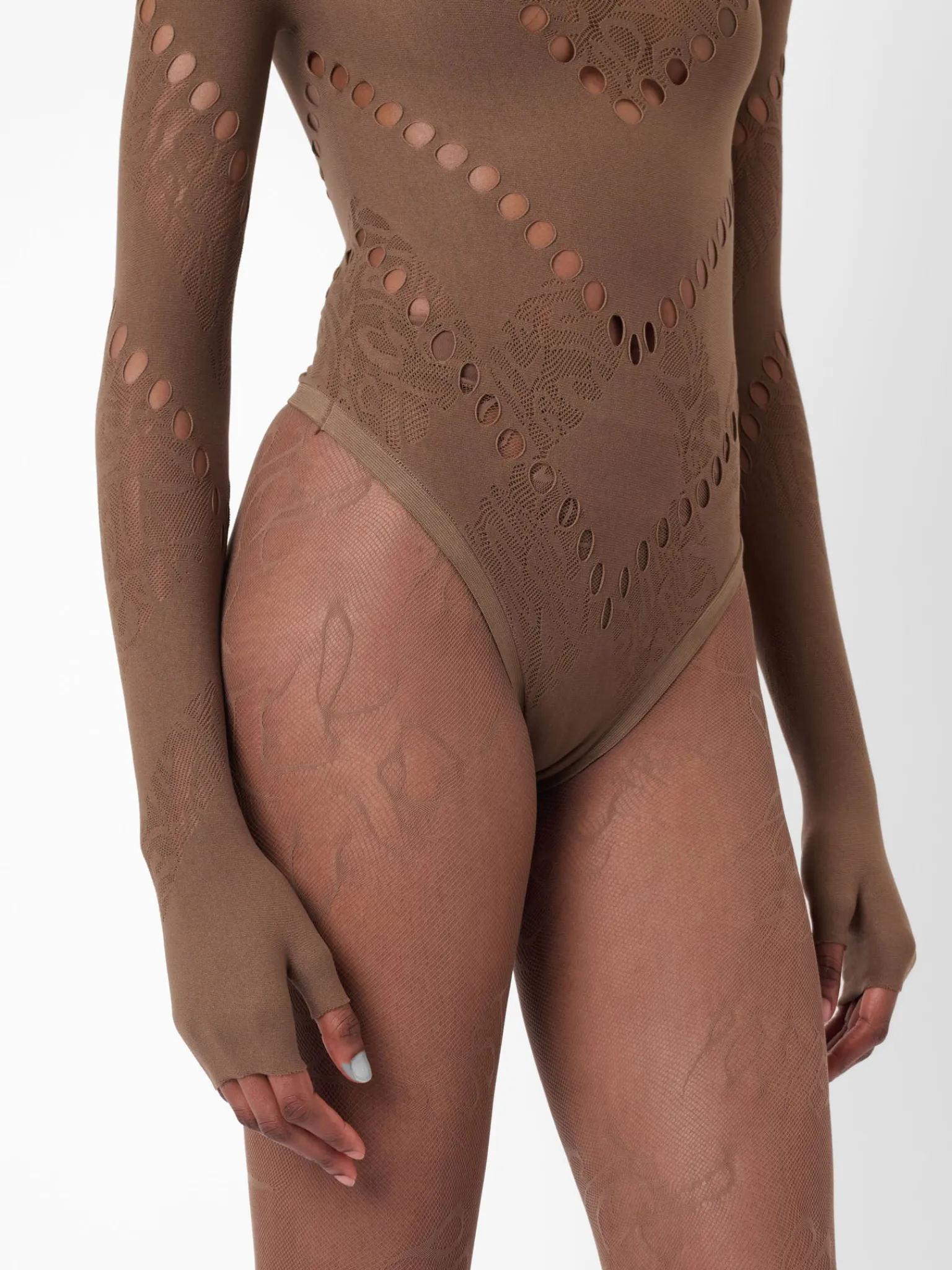 Pearl Bodysuit Kahlua Brown<Poster Girl Sale
