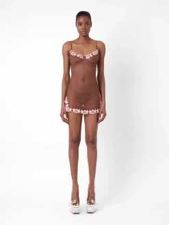 Peony Dress Brown<Poster Girl New