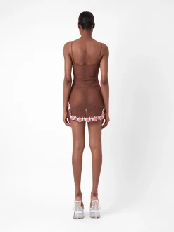 Peony Dress Brown<Poster Girl New