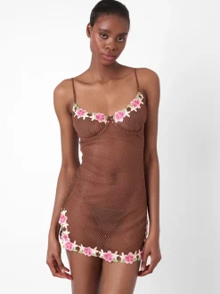 Peony Dress Brown<Poster Girl New