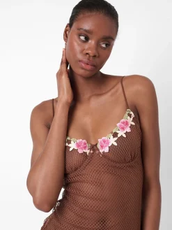 Peony Dress Brown<Poster Girl New