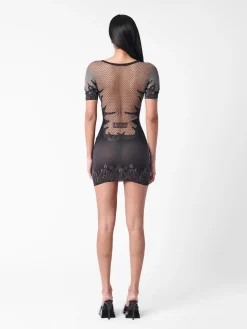 Pin Up Mini Dress Black<Poster Girl Clearance
